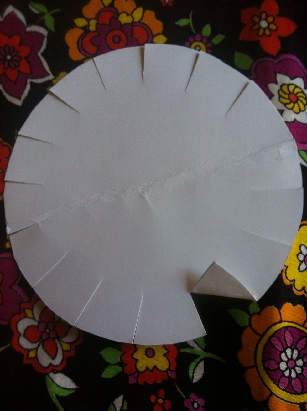 Now you'll be folding each section like this.