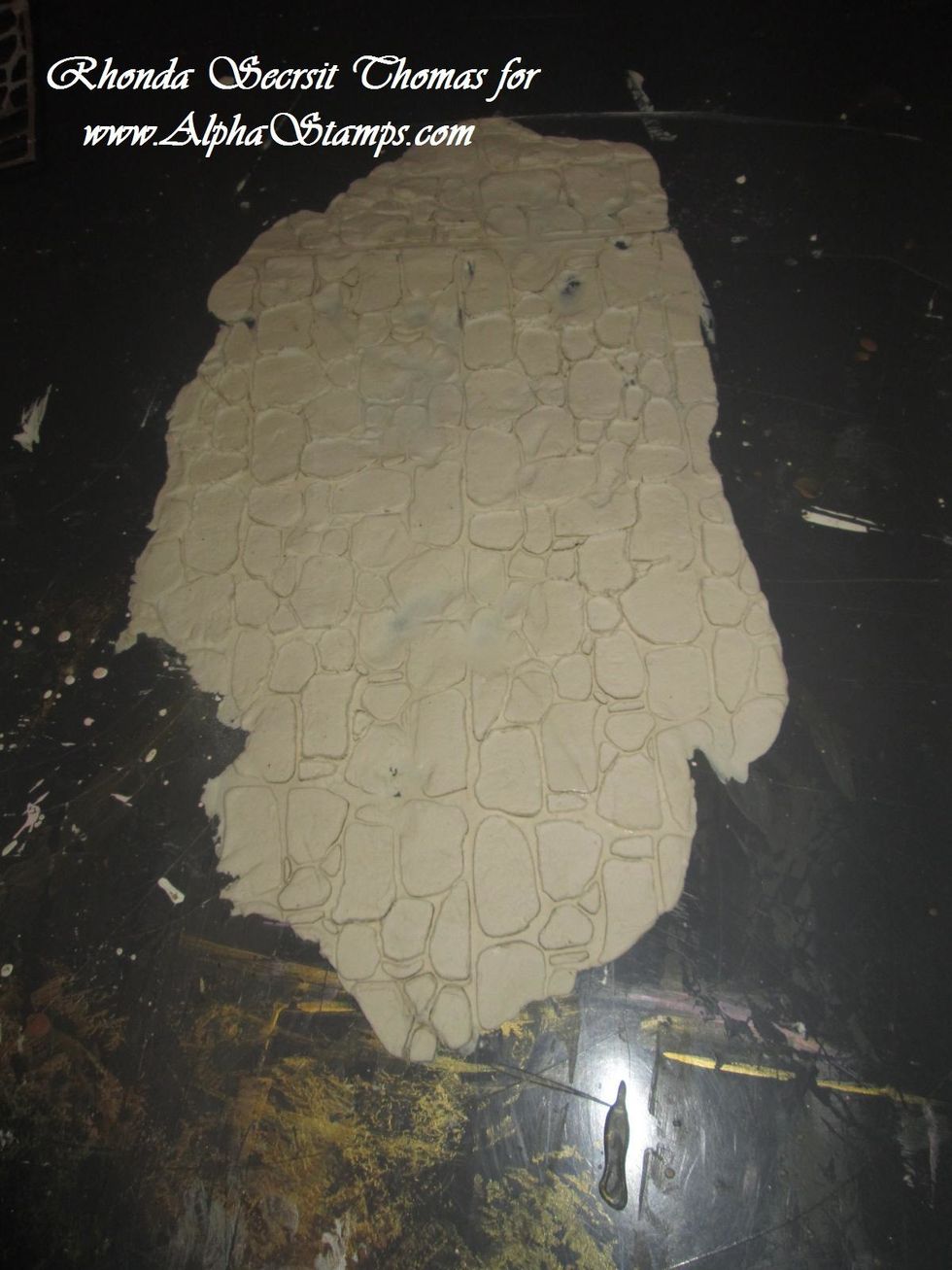 Now you must have patience and let the Paperclay dry. This step is VERY hard for me!
