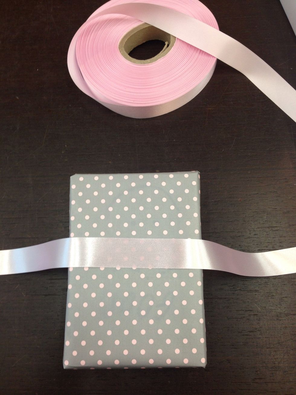 Now you're done with the box, it's only ribbon left!