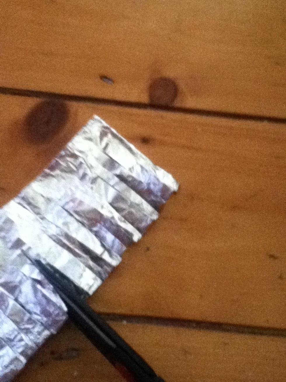 Now you scissor would be fairly sharp! As you saw on the last video I cut myself :( if your scissor really needs to be sharpen do this 3or 4 times again :)