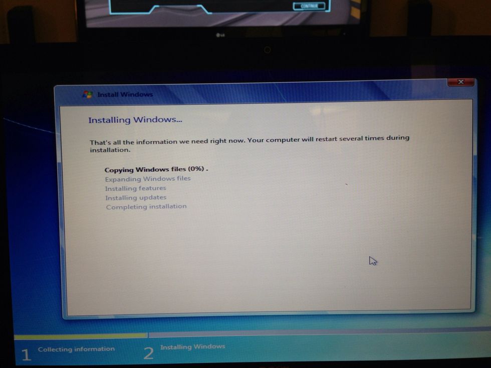 Now you wait...forever. Your computer will restart and do odd things for a bit. Just ignore it and do something fun like make a sammich or play games.