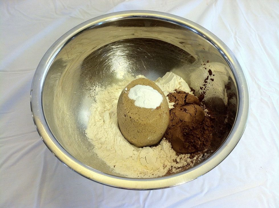 Now, you will need to add in a teaspoon of baking soda.