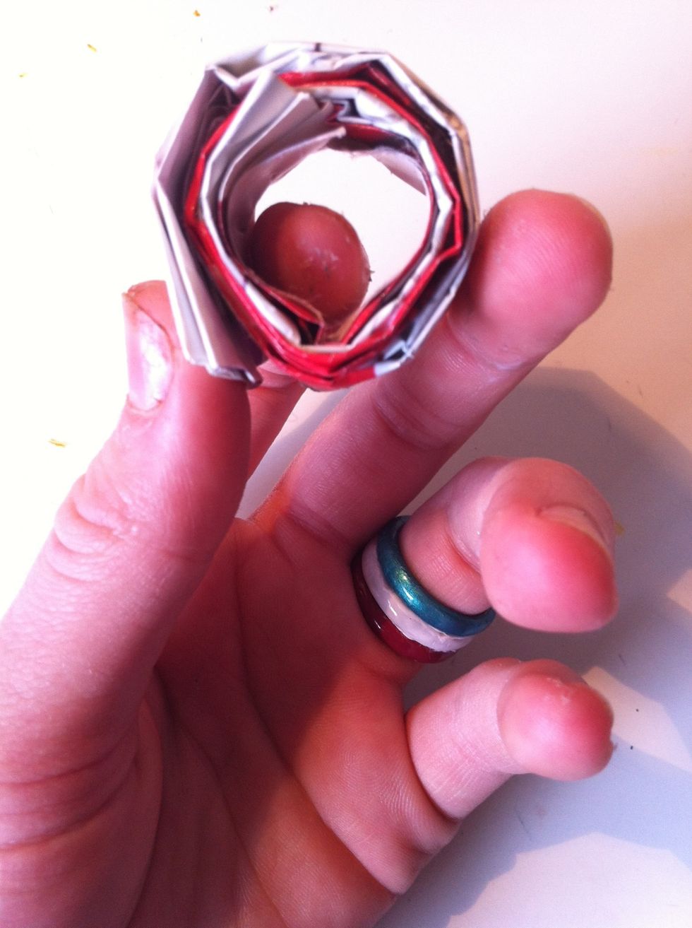 Now, your done with your FIRST ring. You will need many of them !!