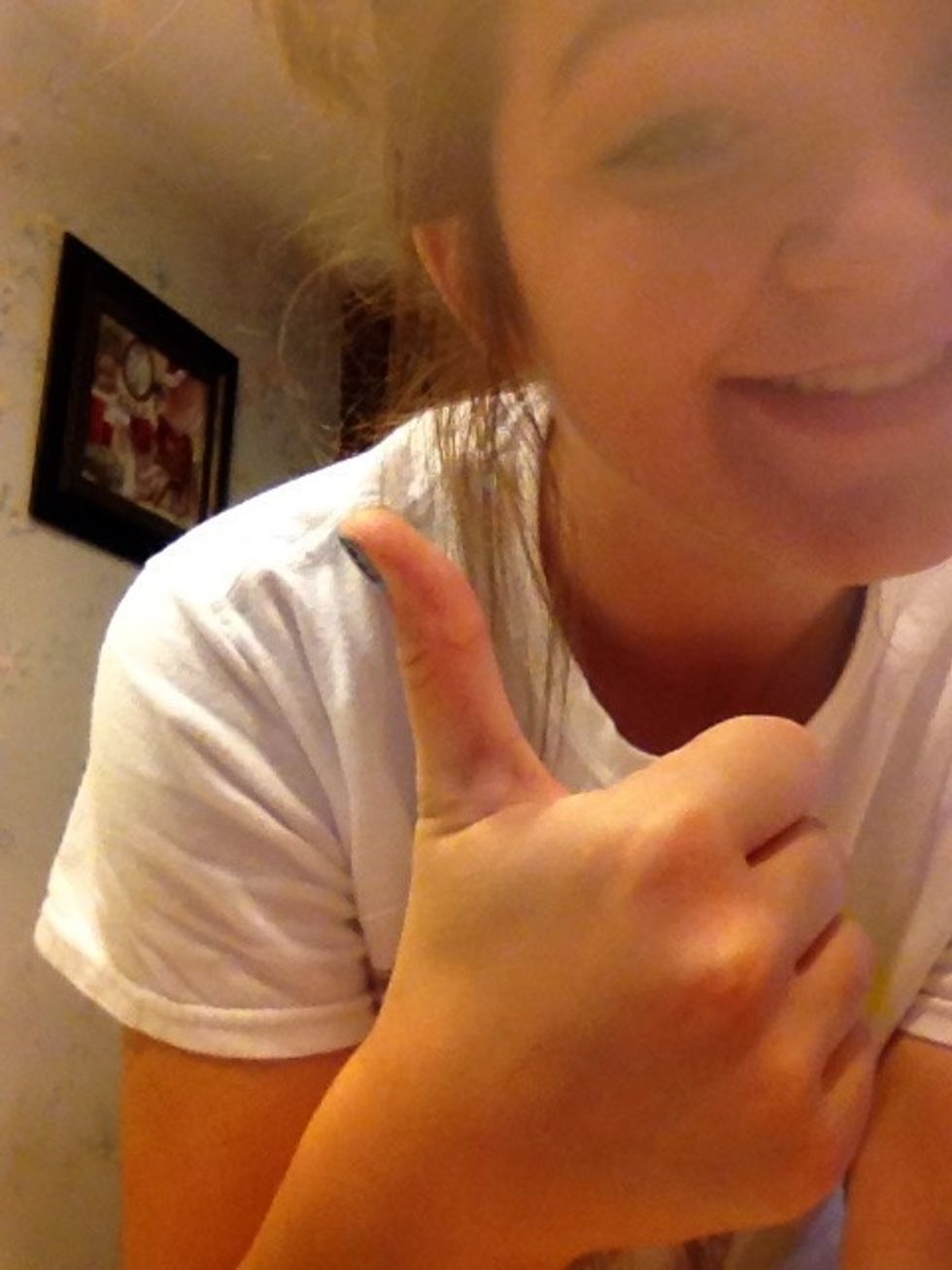 Now your finished. (All I have left to do is my hair....)\ud83d\ude02\ud83d\ude09