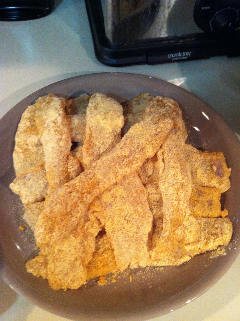 Now your fish is ready for the fryer