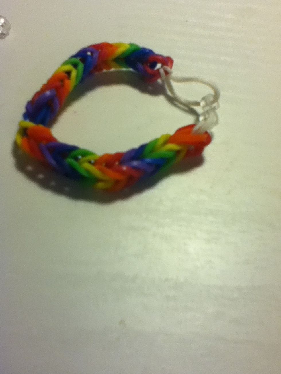 Now your fishtail bracelet is finished!!
