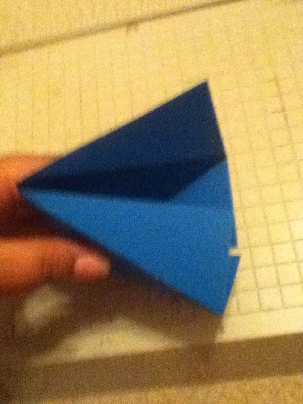 Now your going to glue one side of the box