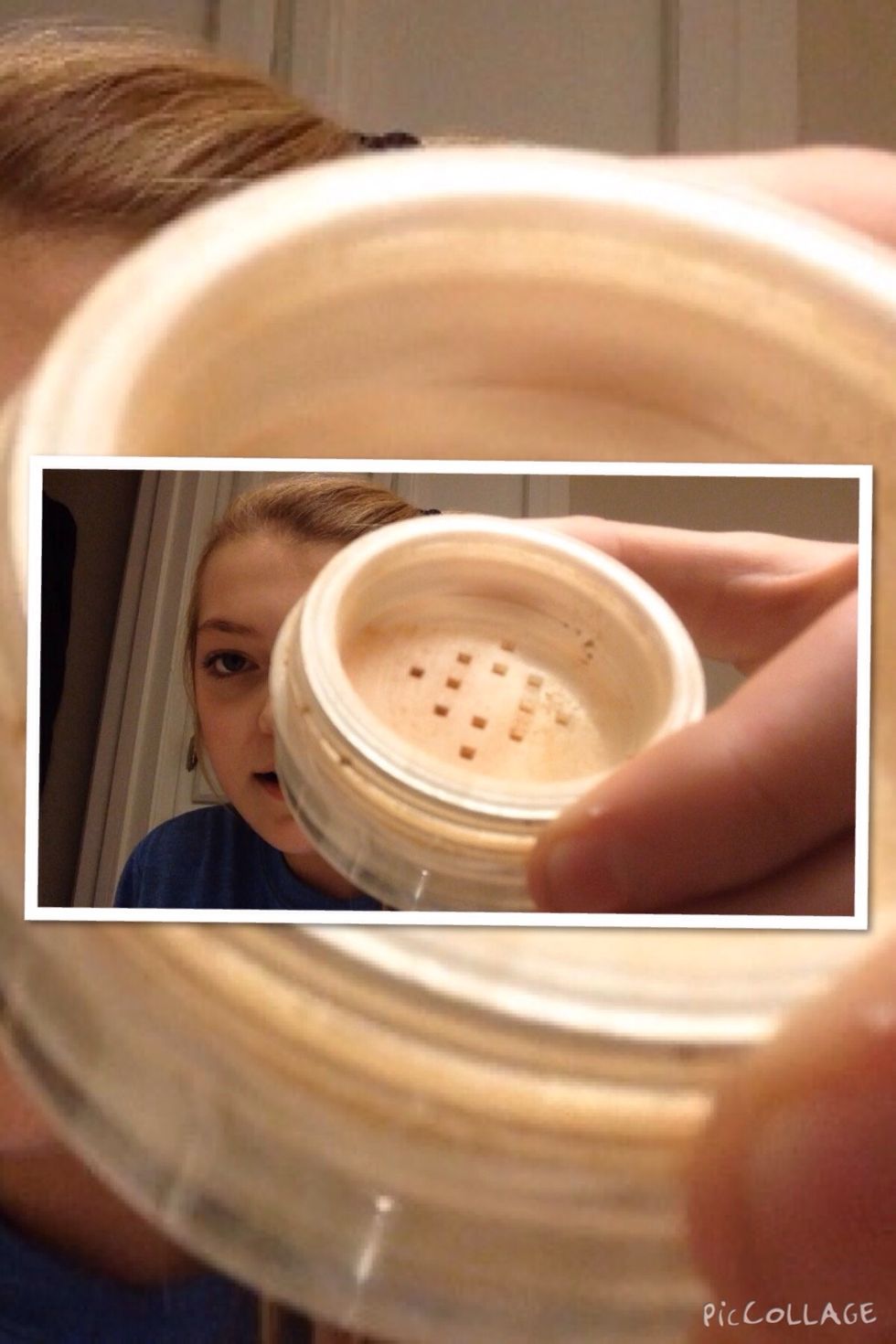 Now your going to want to get a tan eyeshadow/blush... Both will work!!