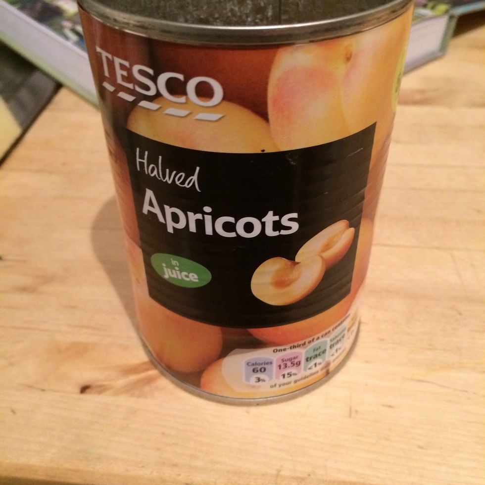 Now your need a tin off apricot halves