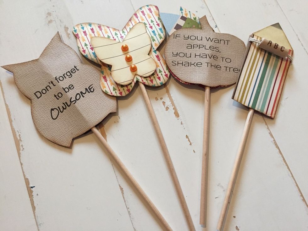 Now your Pen toppers are done!