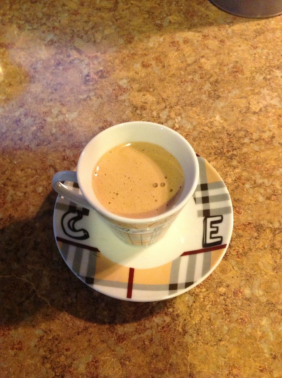 Now your ready to sip on sweet espresso "Cuban Coffee". Enjoy! \u2615\ud83d\ude0a