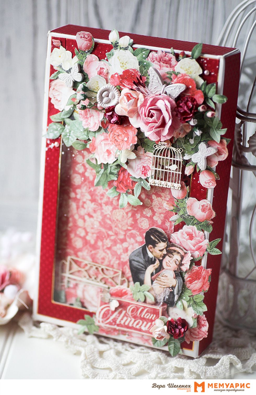 Now your romantic photo album in a box is ready