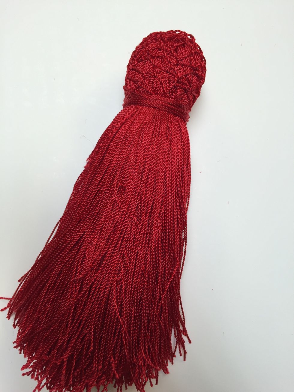 Now your tassel is ready to be embellished
