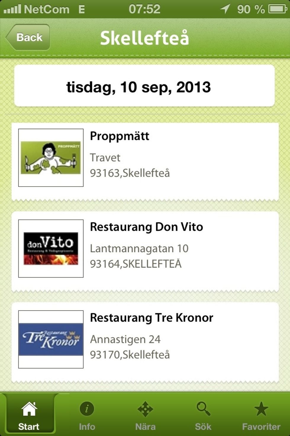 Nu ser du alla restauranger p\u00e5 din valda ort som annonserar p\u00e5 izilunch.se.