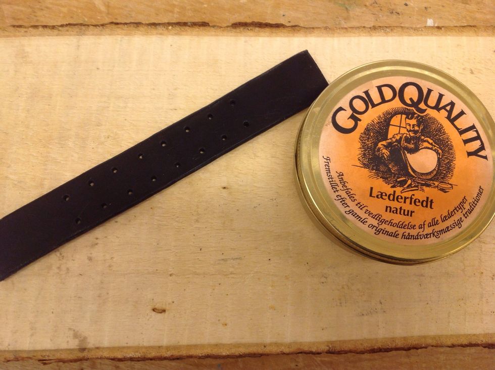 Nu ska du anv\u00e4nda l\u00e4derfett...