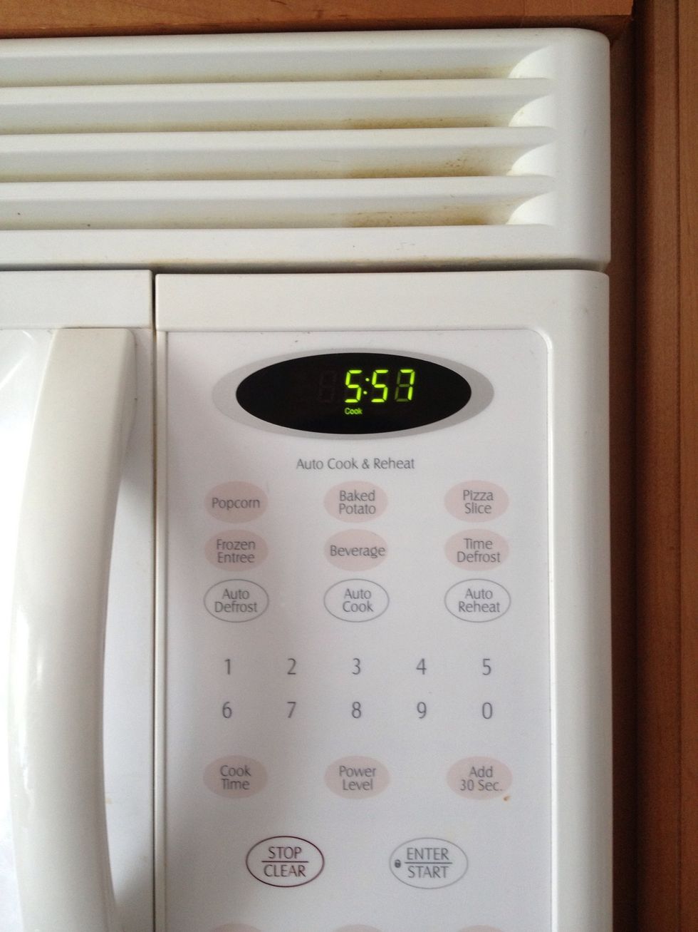 Nuke it for 6:00 minutes on high. 3:00 minutes per pound in the microwave.