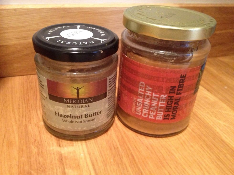 Nut butters are great to have on oat cakes or Dr Kargs or with slices of apple. Make sure they don't have added sugar. Hazelnut butter reminds me of Nutella and taste great with dates and prunes