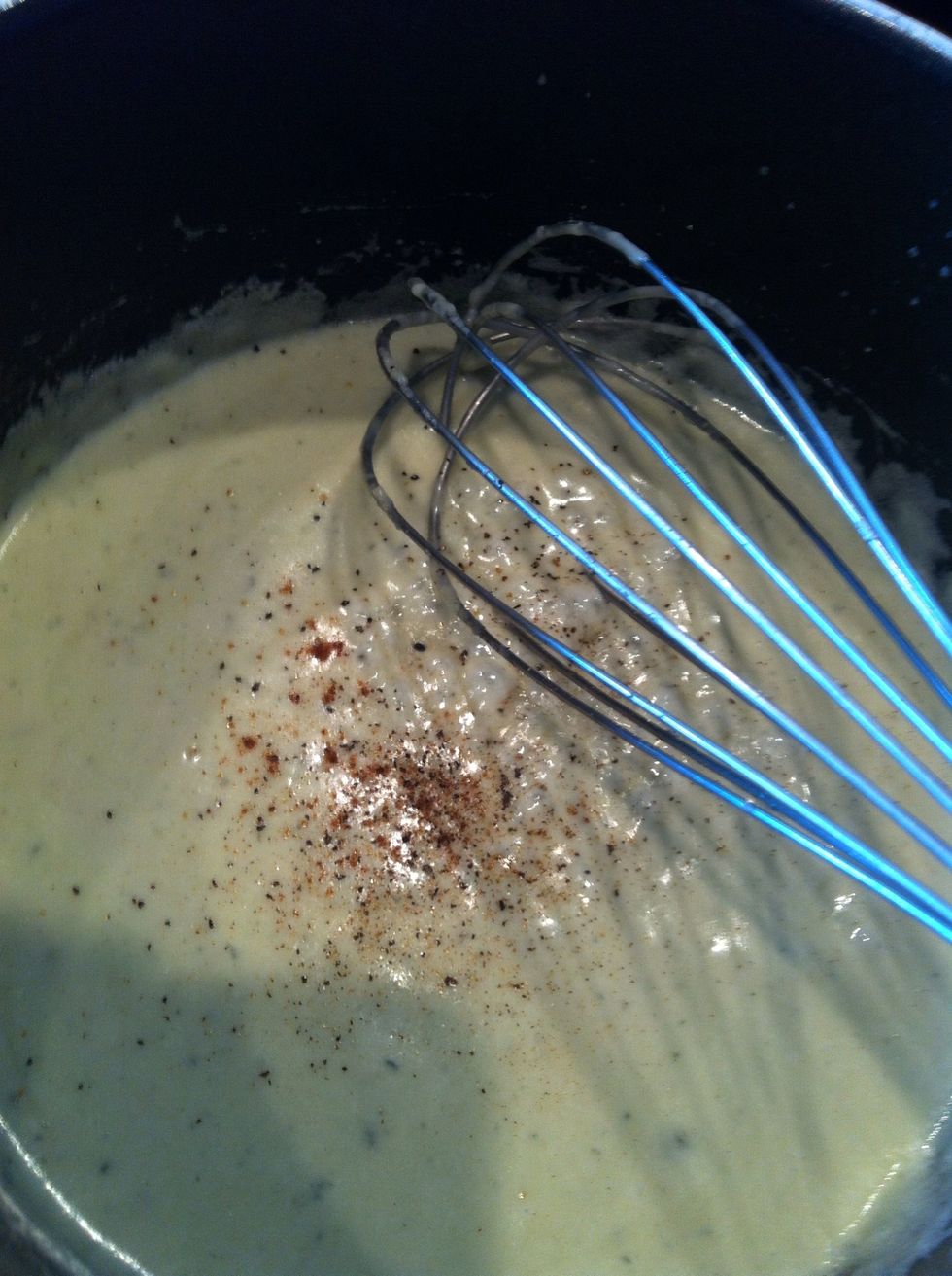 Nutmeg salt and pepper taste