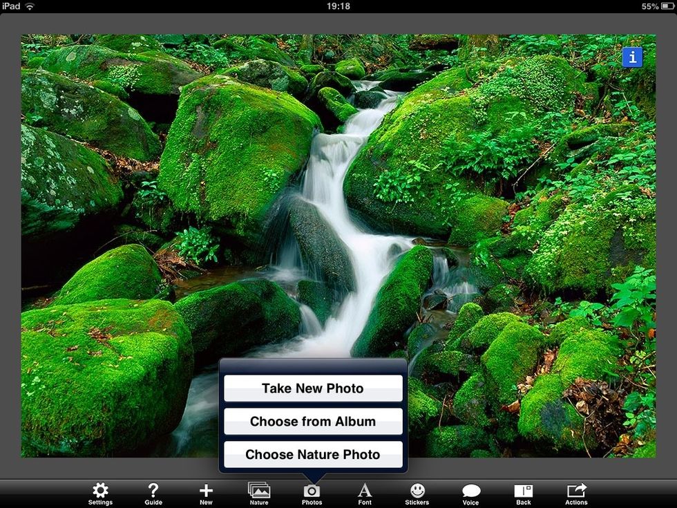 O b\u00e9, fer una foto o escollir una foto del vostre rodet. Podeu fer un collage amb l'apliaci\u00f3 "PicCollage".