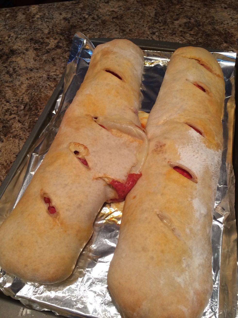 Occasionally you will get a blowout. No big deal, gives you a reason to keep that loaf for yourself! Blowouts come from over cooking. Usually when the oils start coming out the too it's just about