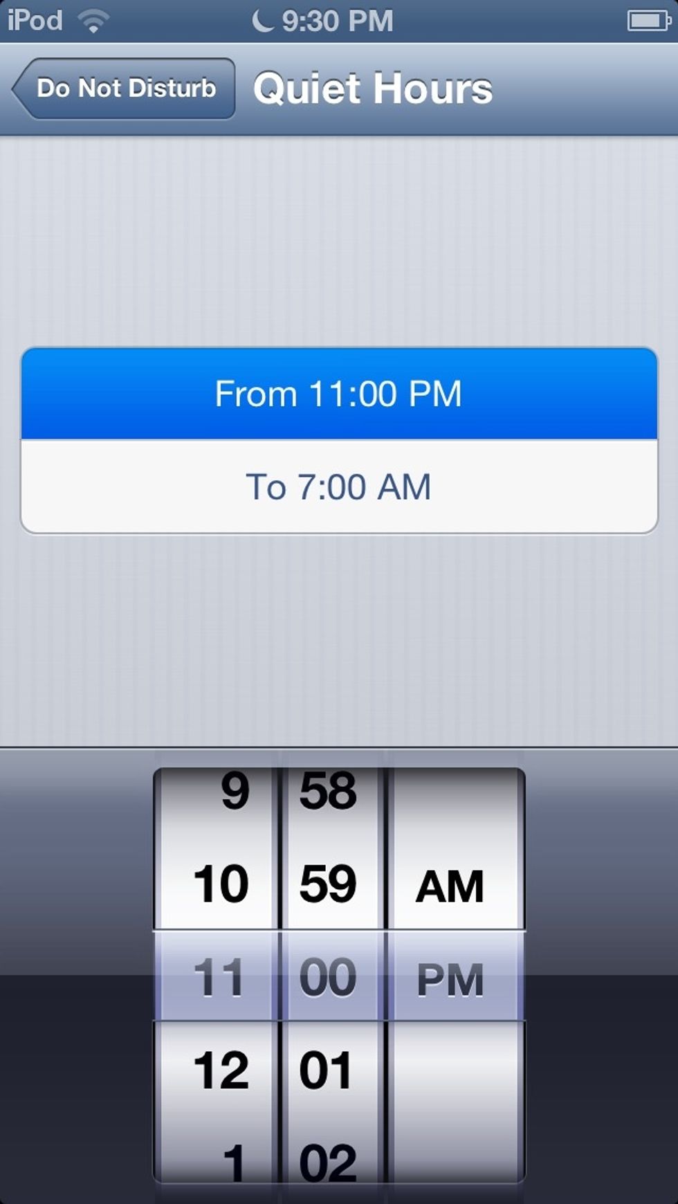 Of course you can change the times.