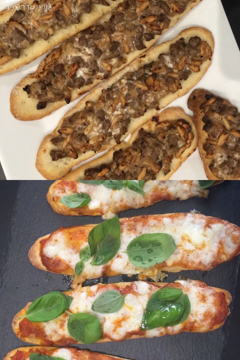 Of course you can make any pizza on this bread. Here I made marguritta