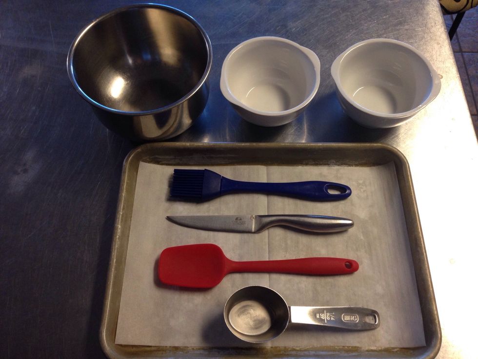 Of course you may use whatever is in your kitchen, but the ramekin makes cooking and serving a breeze. All items were purchased a local big box store, and have been used for several years.