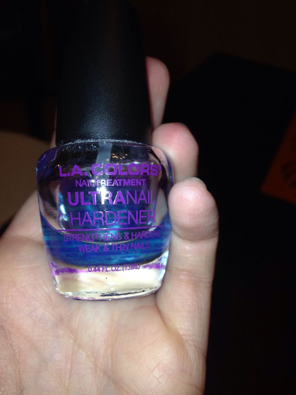 Of course you want to start with clean nails, and apply your base coat!!! Base coats are great as far as protecting the nails, which is why I use a strengthener base coat!