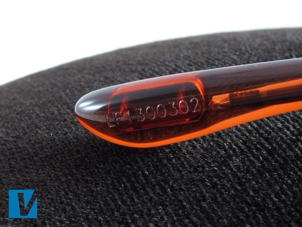 Often new styles of Tom Ford sunglasses feature a serial number on the left arm temple tip. Check that it is etched cleanly and clearly.