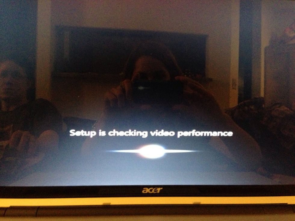 Oh my! Finally done and it's detecting my video card (aka the graphics card)