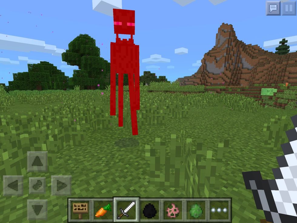 Oh no! Once attacked, they scream at you and charge! Look how big his mouth gets! They will teleport behind you to attack, so best hide with a wall behind you or in water, they hate that!