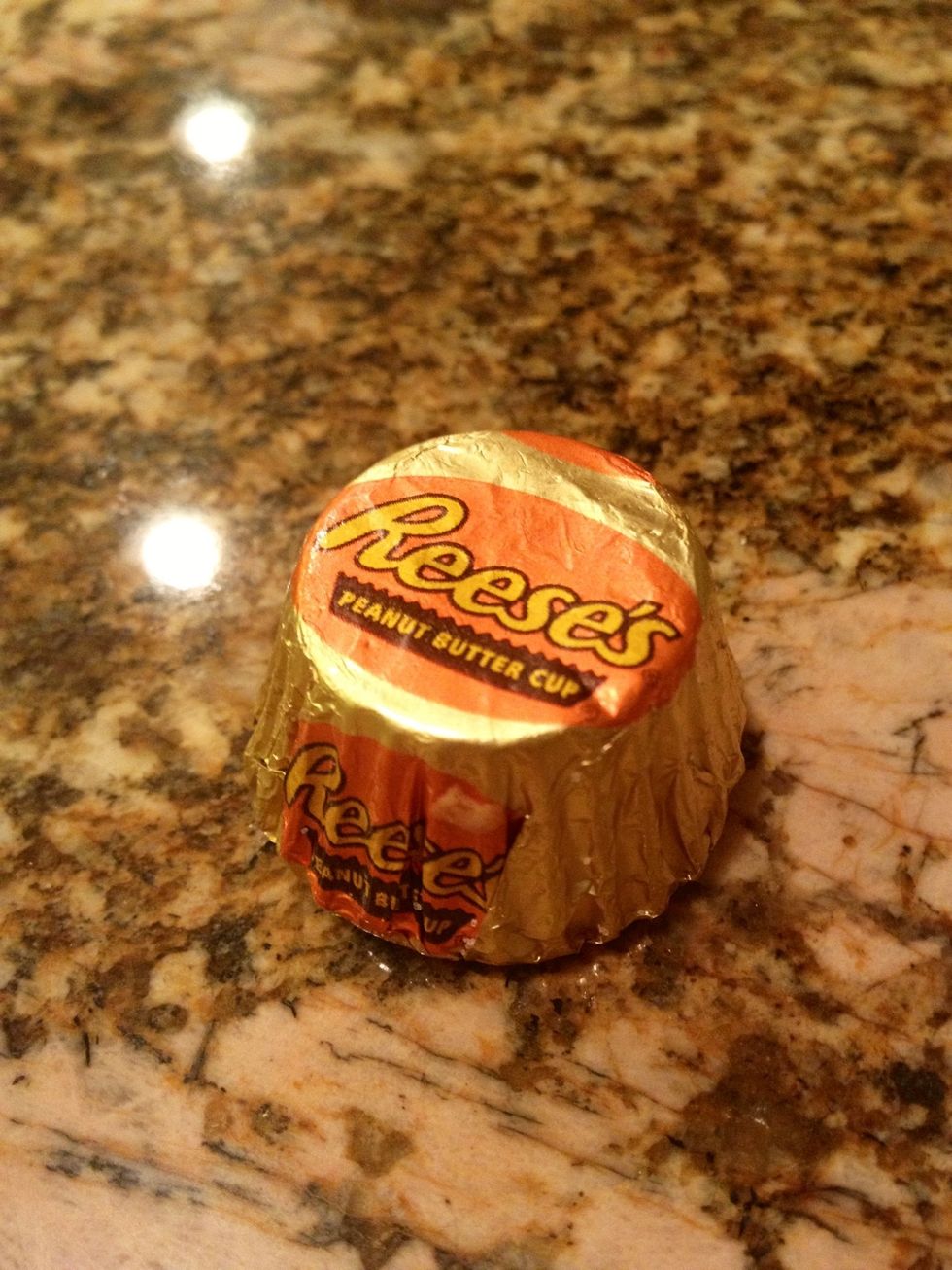 Oh no! Our nemesis has appeared! He is jealous of all the attention our homemade Reese's cups are getting. "I challenge you to a competition!"