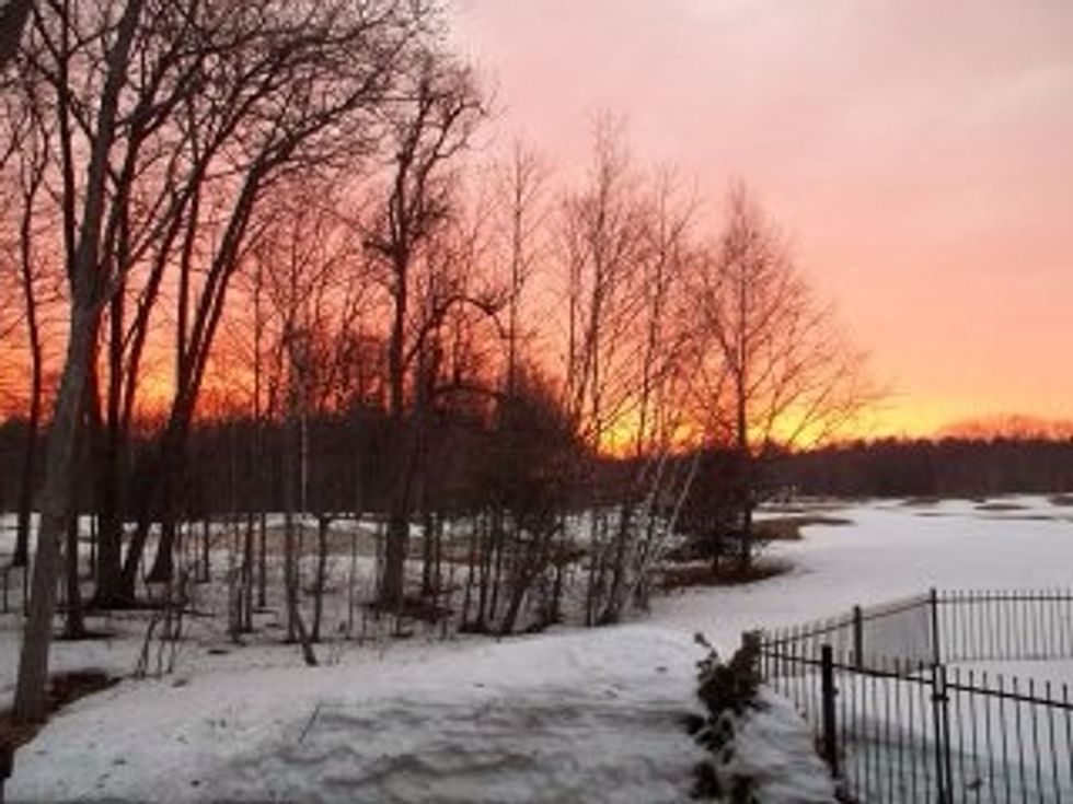 Oh side note! Check out the Canadian sunset :) isn't it beautiful?