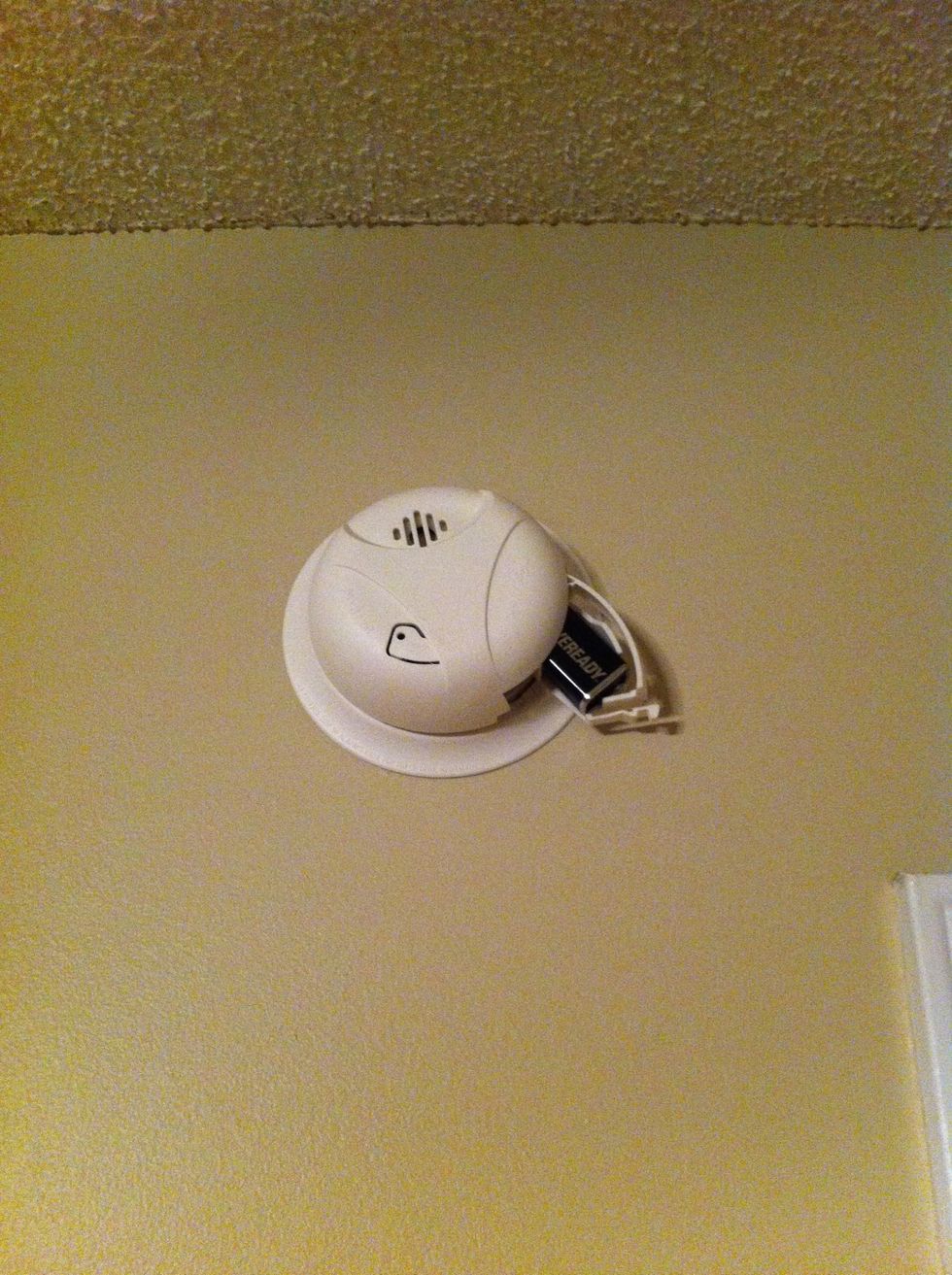 Oh yeah, and if your smoke detector is close by, turn it off. (Don't forget to turn it back on when you're done!)