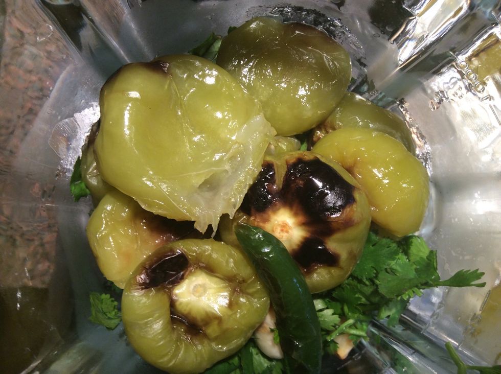 Oh yeah! Pur\u00e9e to the consistency of your choosing. Add water if too thick for your liking. After blending add onions and salt to taste.