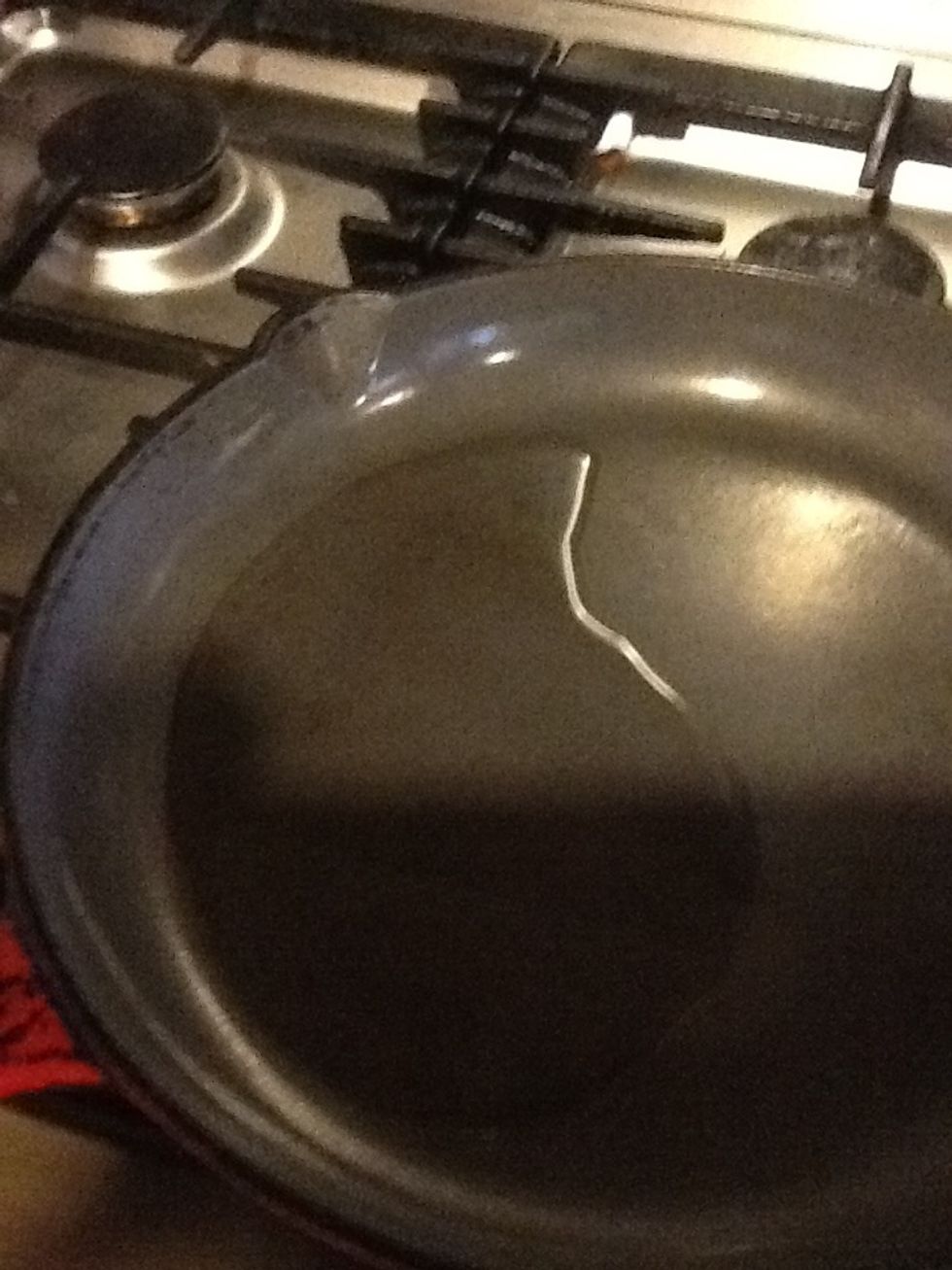 Oil the pan first.