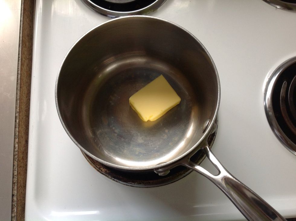 Ok, cheese sauce time, add a nice knob off butter, about 50-70g