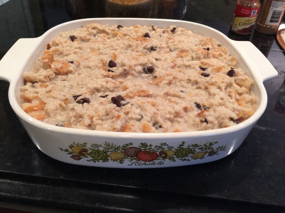 OK it's time for the oven.
