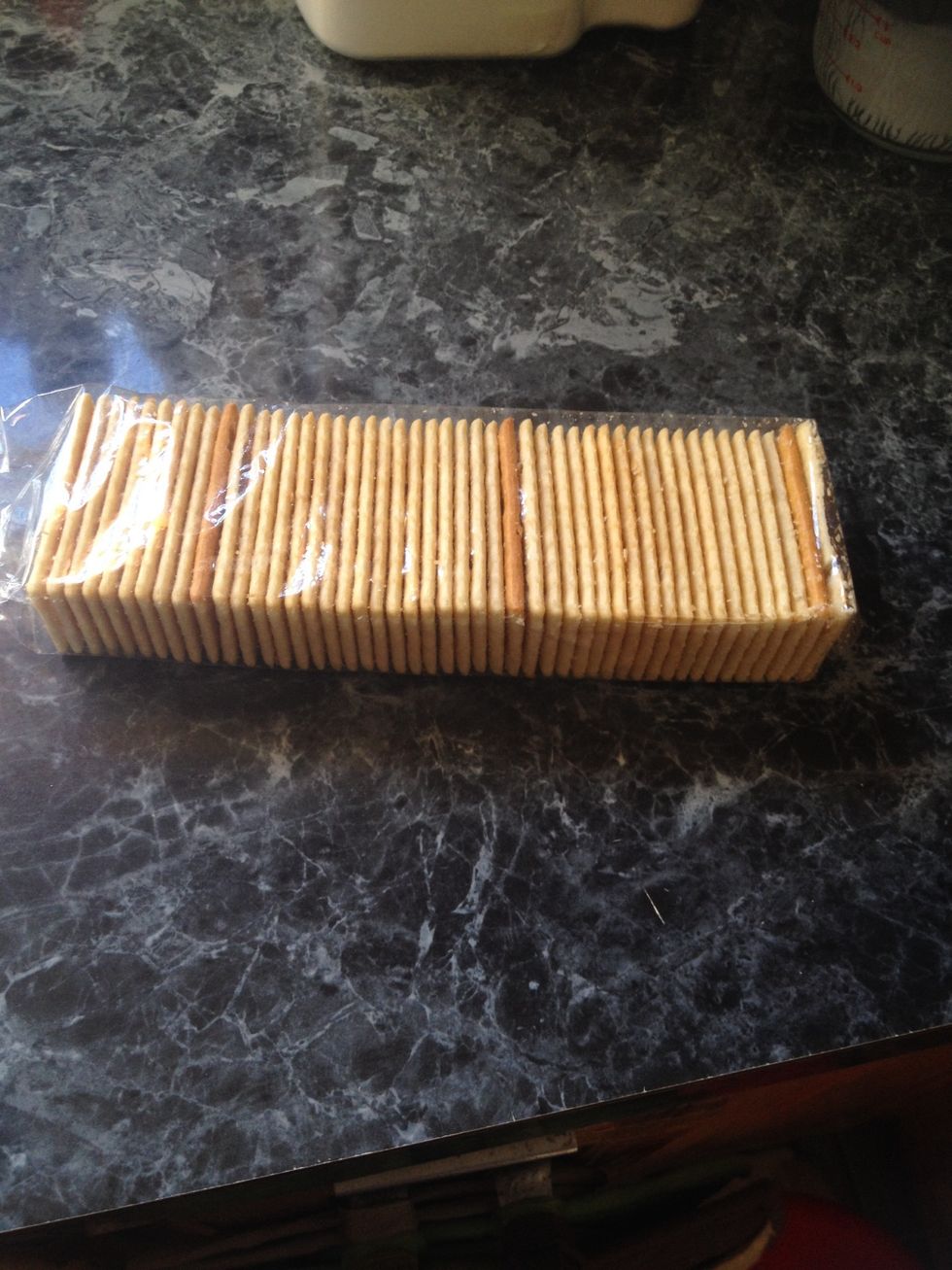 Ok now take your sleeve of saltines.