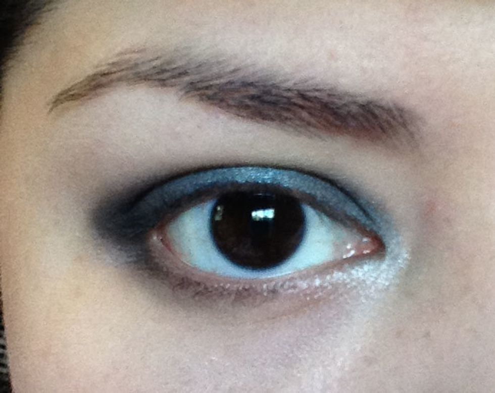 Ok once you've done all of those steps your eyeshadow should look like this!