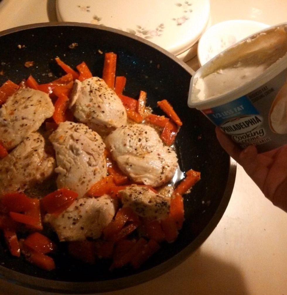 okay now add the creme