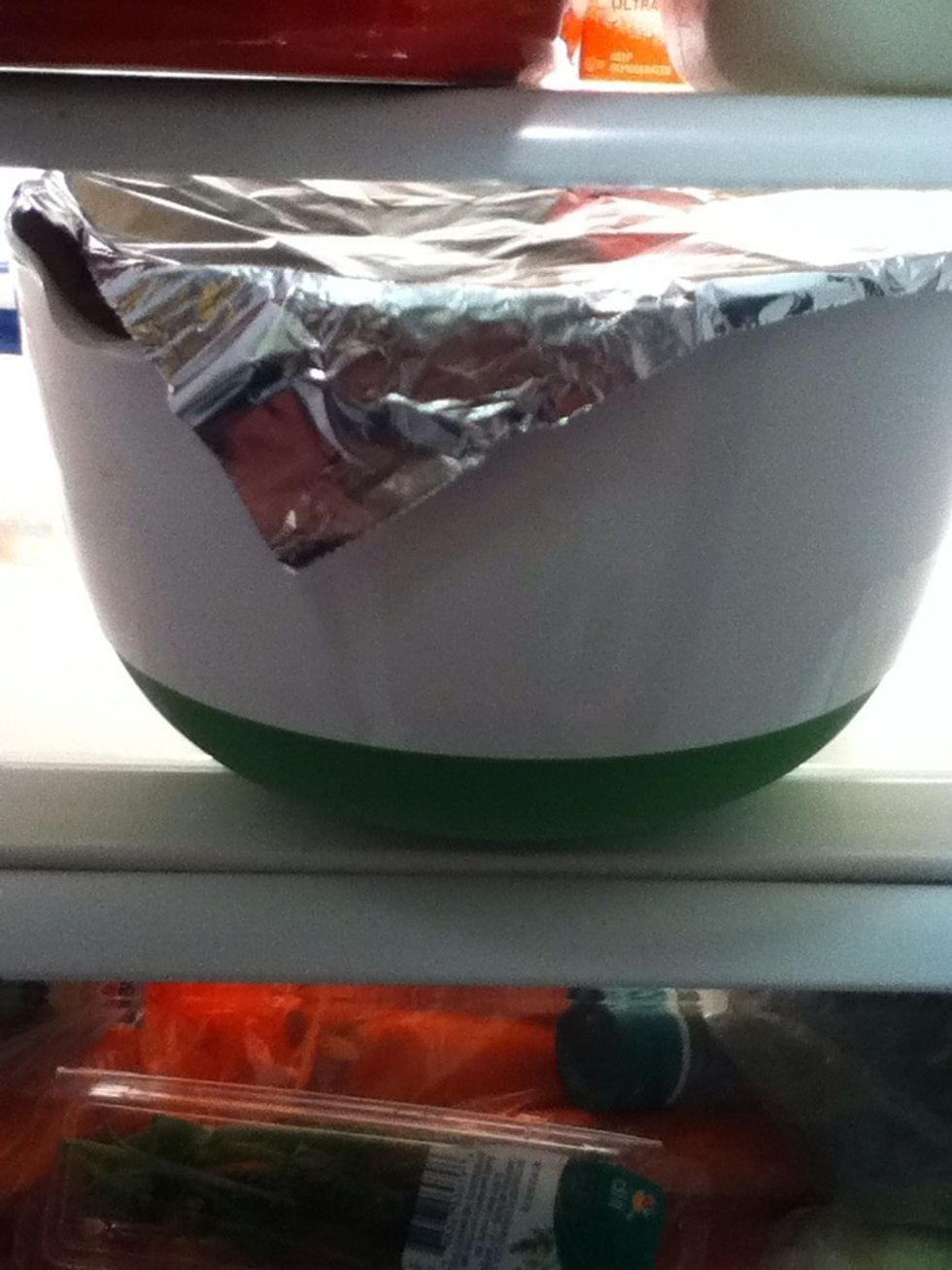 Okay, now this is probably the hardest part- refrigerate the dough for at least 30 minutes.