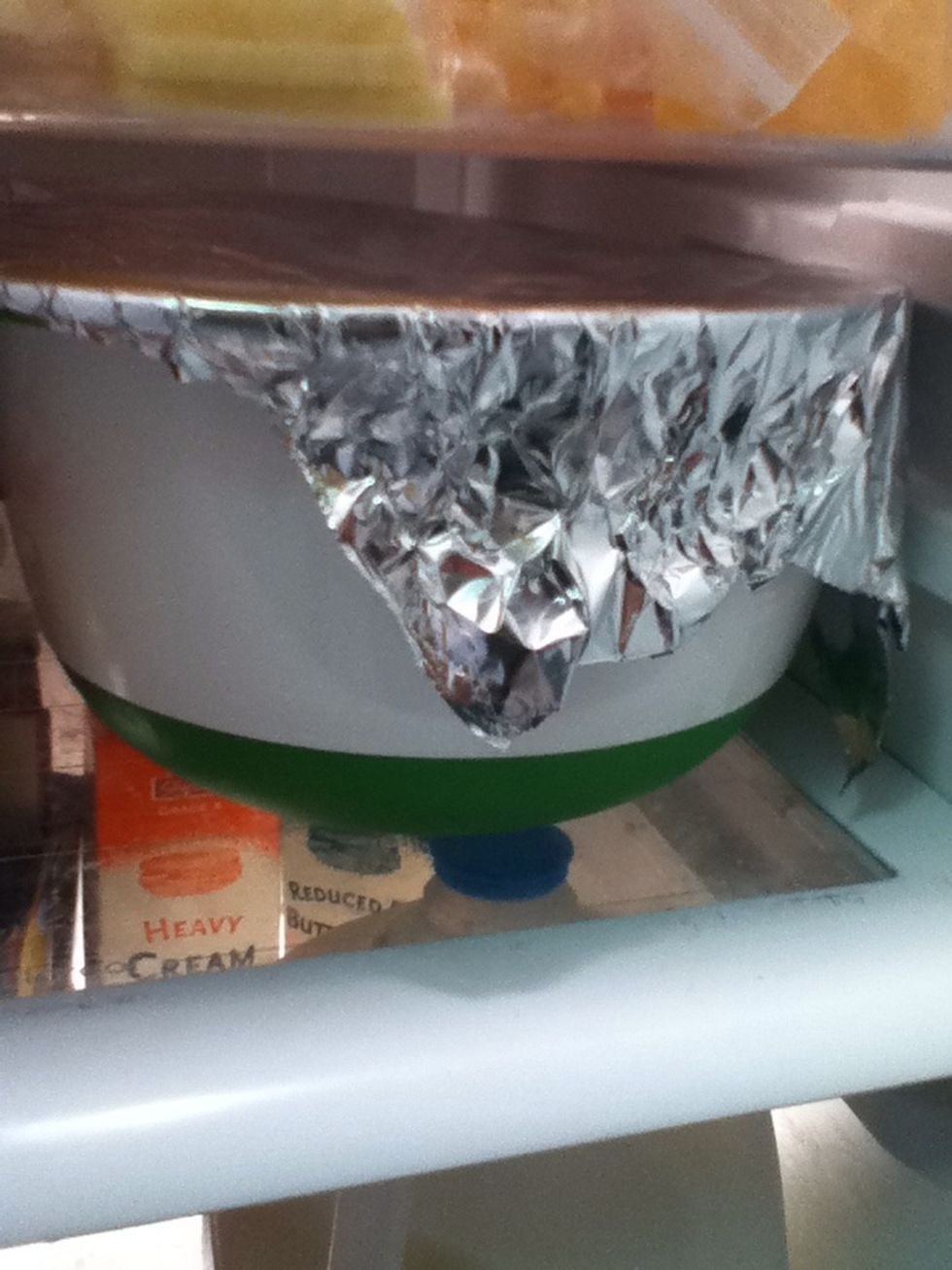 Okay, now this is probably the hardest part. Refrigerate your dough for at least 30 mins. This allows the cookies to be thick and puffy, and lets the flavors sink in.