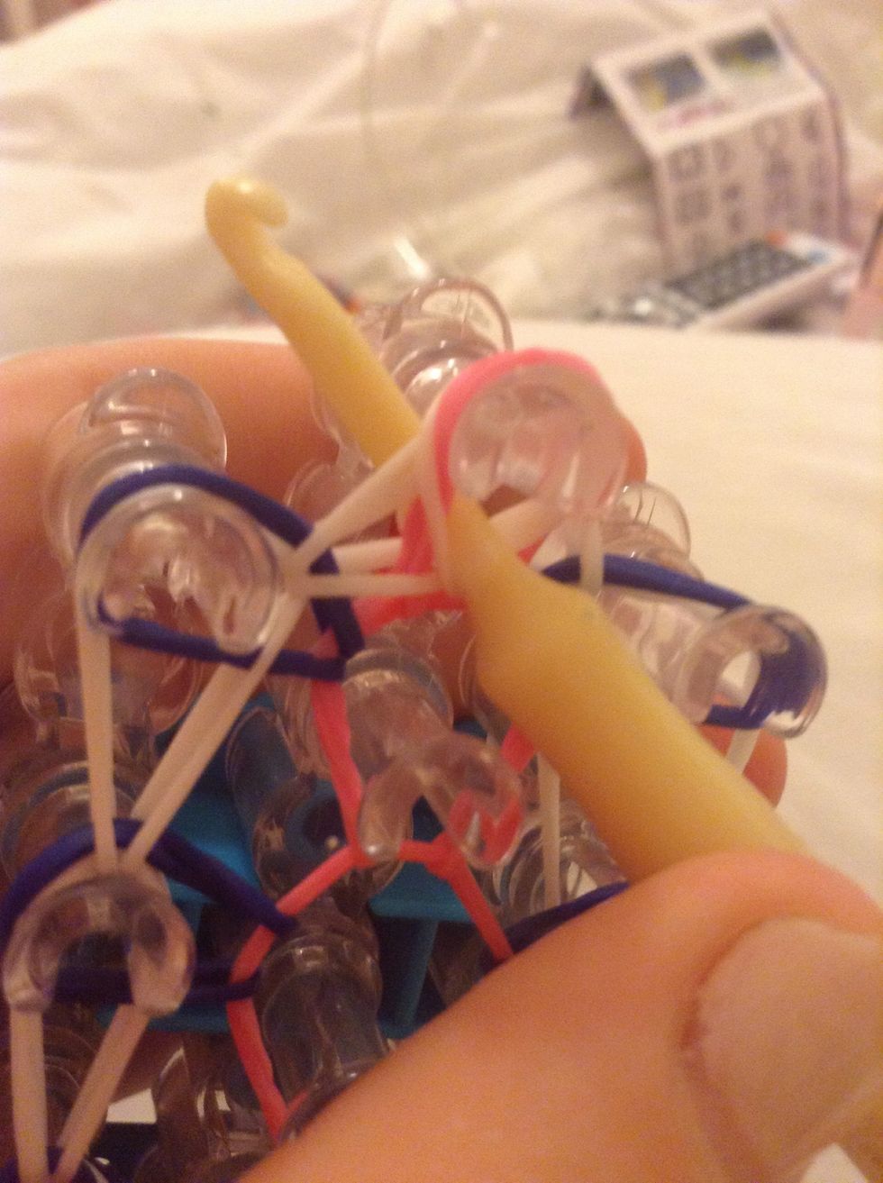 Okay, Now We Need To Take It Off, So You Put You Pick Through All Of The Bands At The Top Like This !