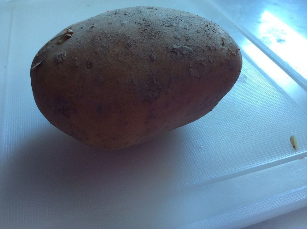 Okay so first, a potato, of course.