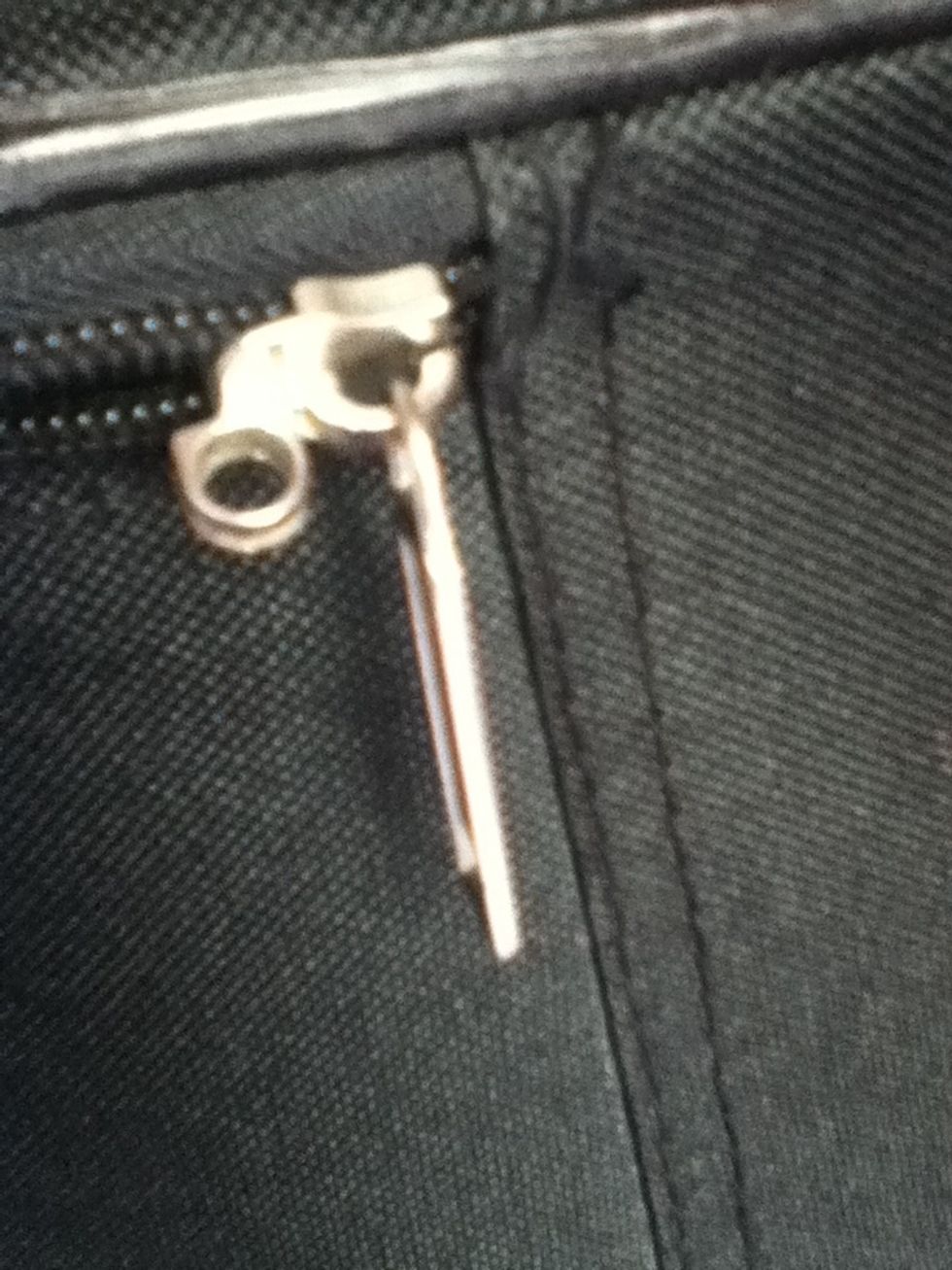 Okay so here is the zipper