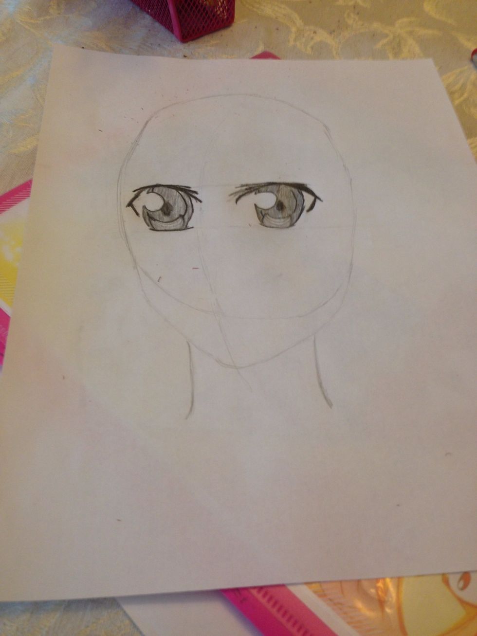 Okay! Your Kirito should look kinda like this by now (I had to increase the head a little bit,so if Kirito looks a little off,you can increase his head size a little bit)