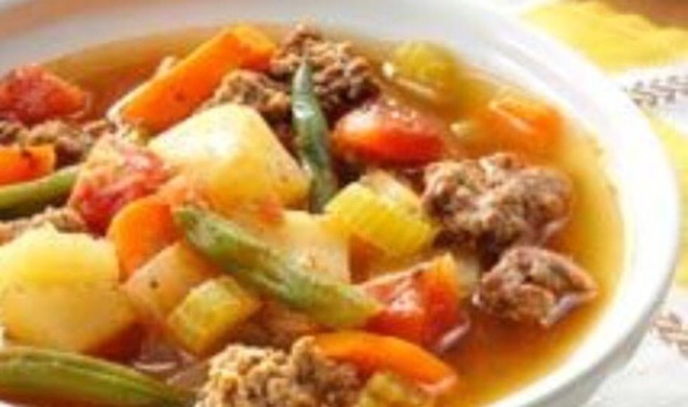 Okra and red peppers...