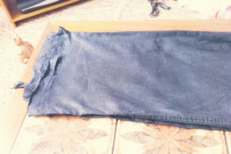 Old pants needed mending