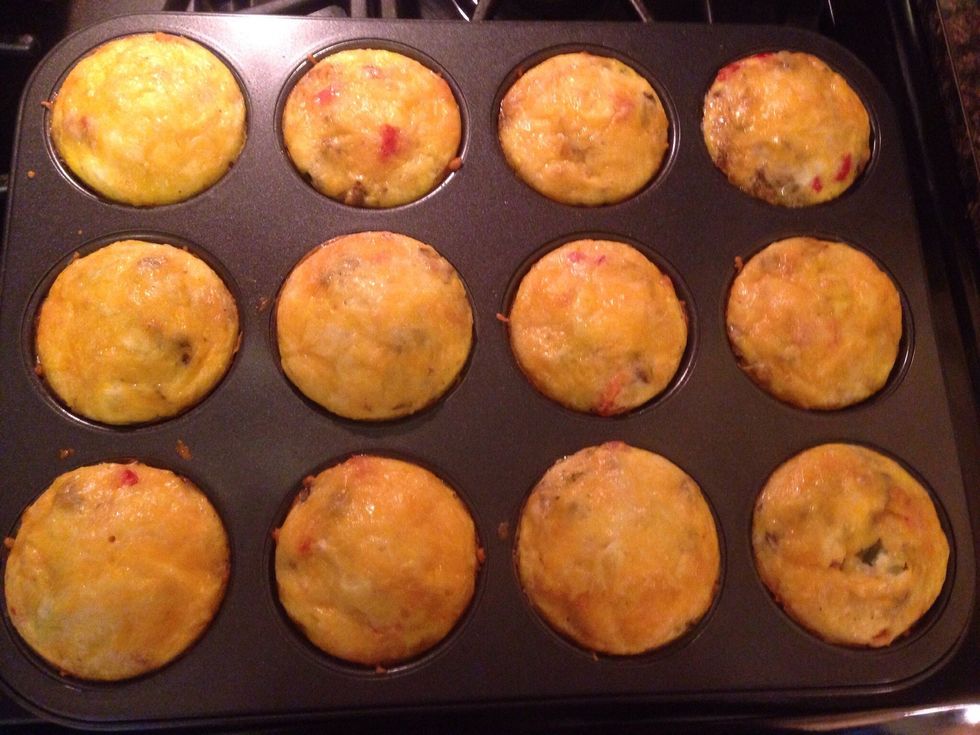 Omelets may look a little golden in  color when finished cooking.